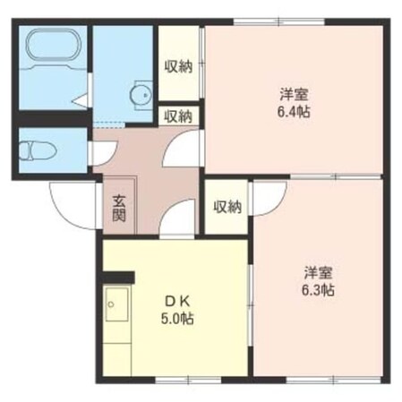 フレグランス平山の物件間取画像